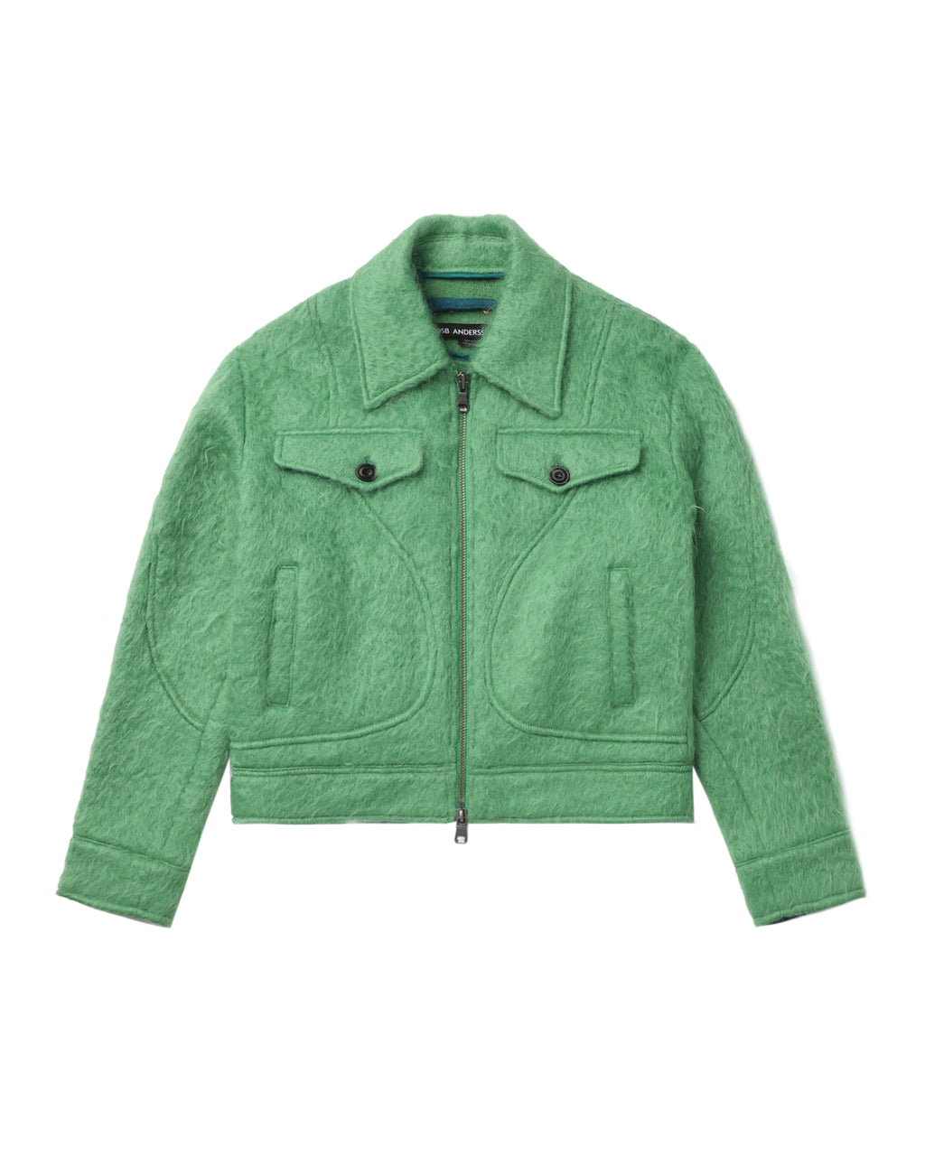 Shaggy wool jacket