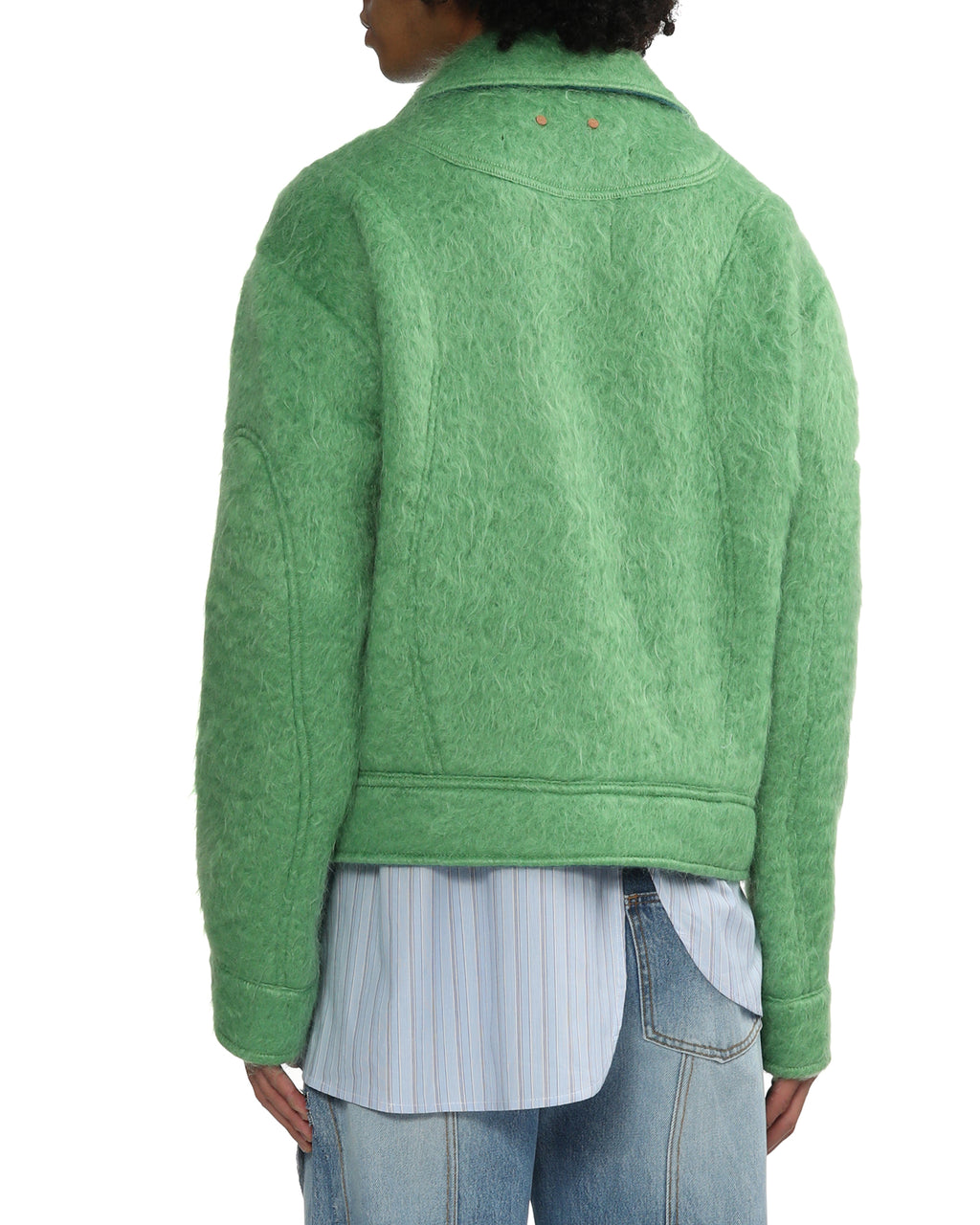 Shaggy wool jacket