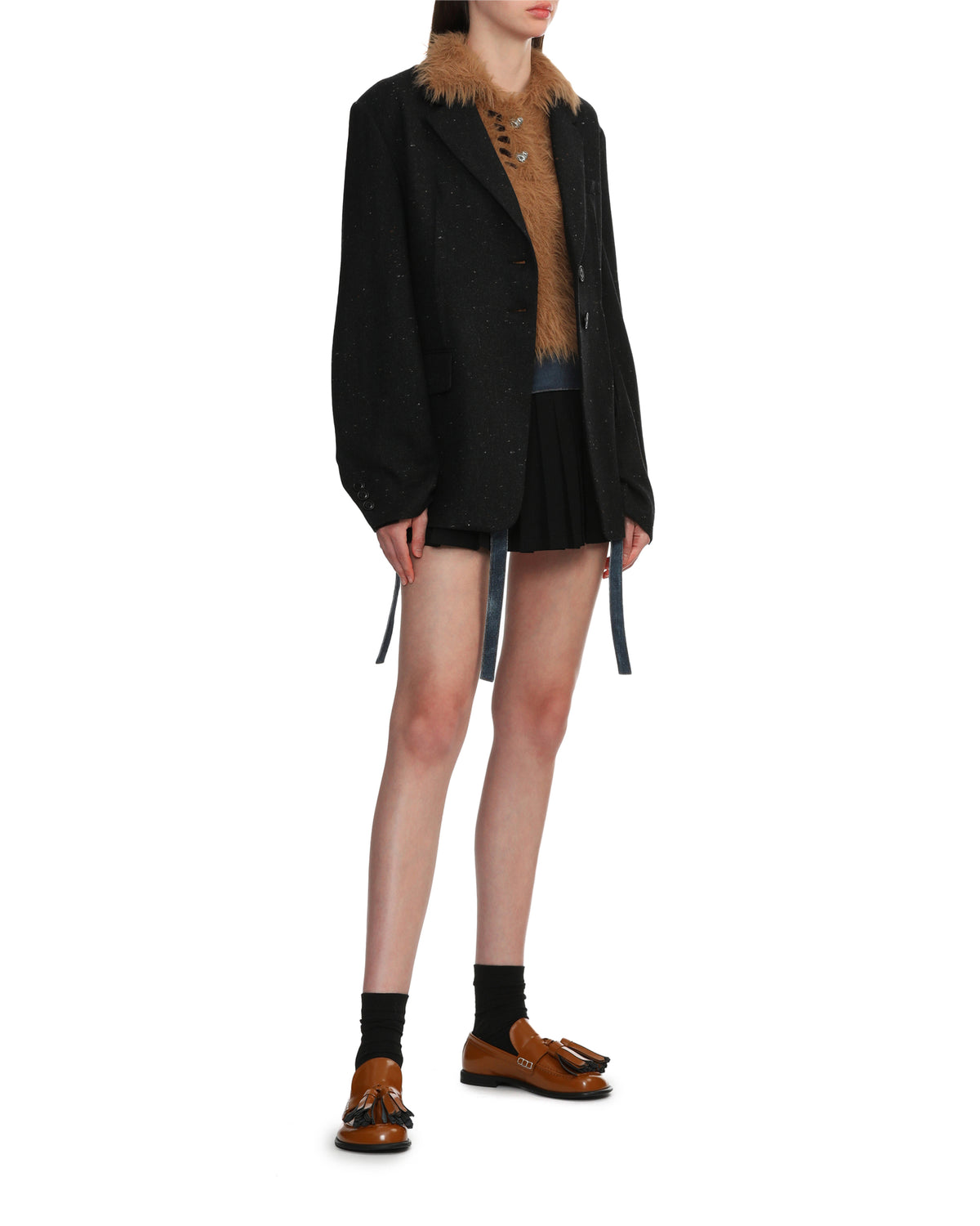 Cut out detail harness blazer