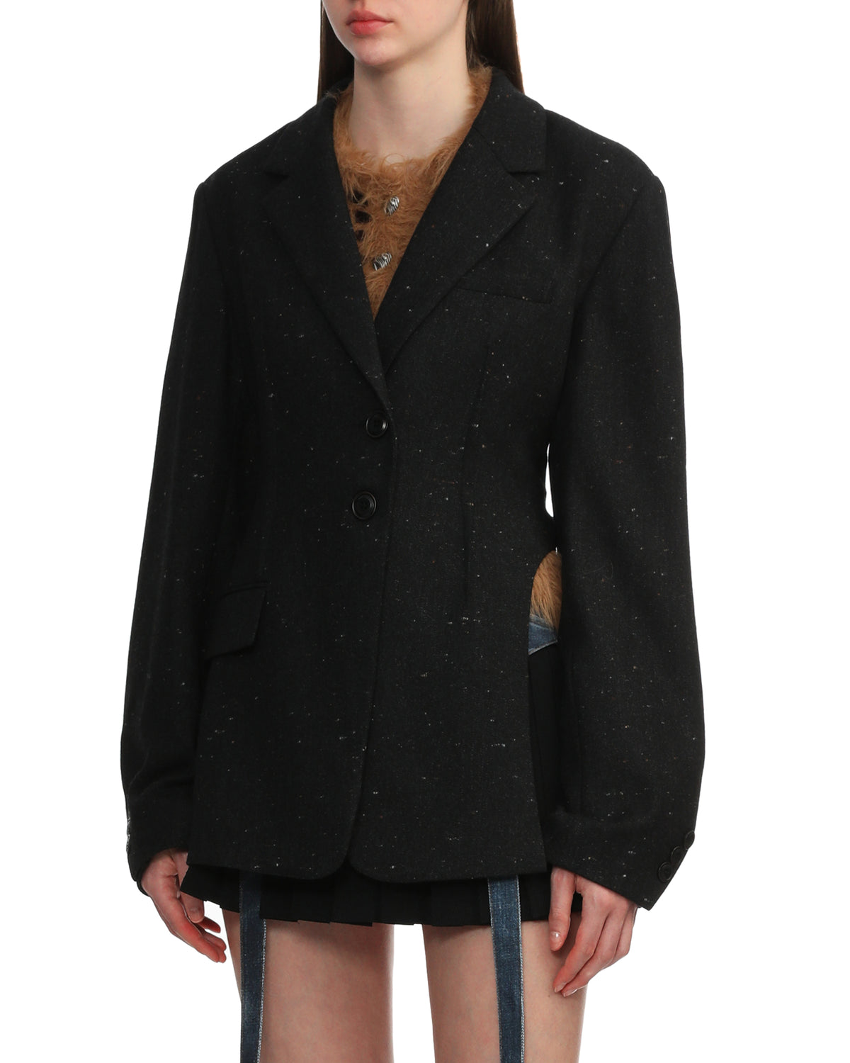 Cut out detail harness blazer