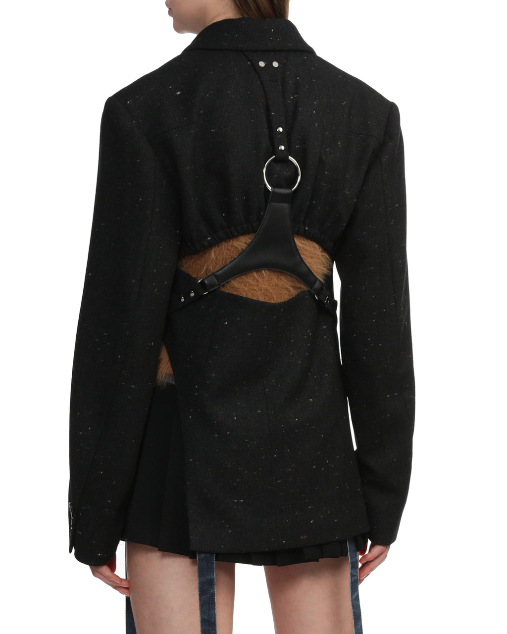 Cut out detail harness blazer