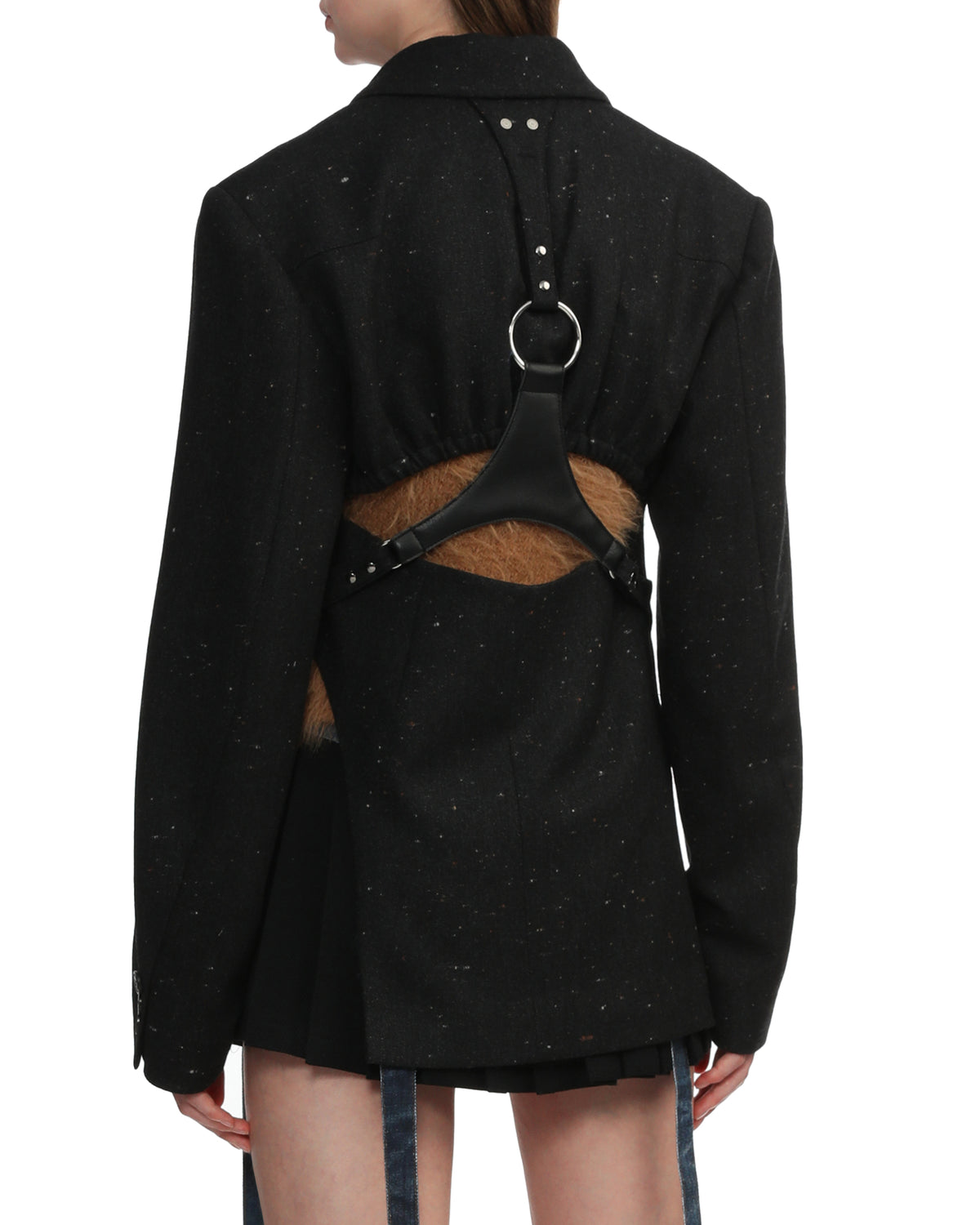 Cut out detail harness blazer