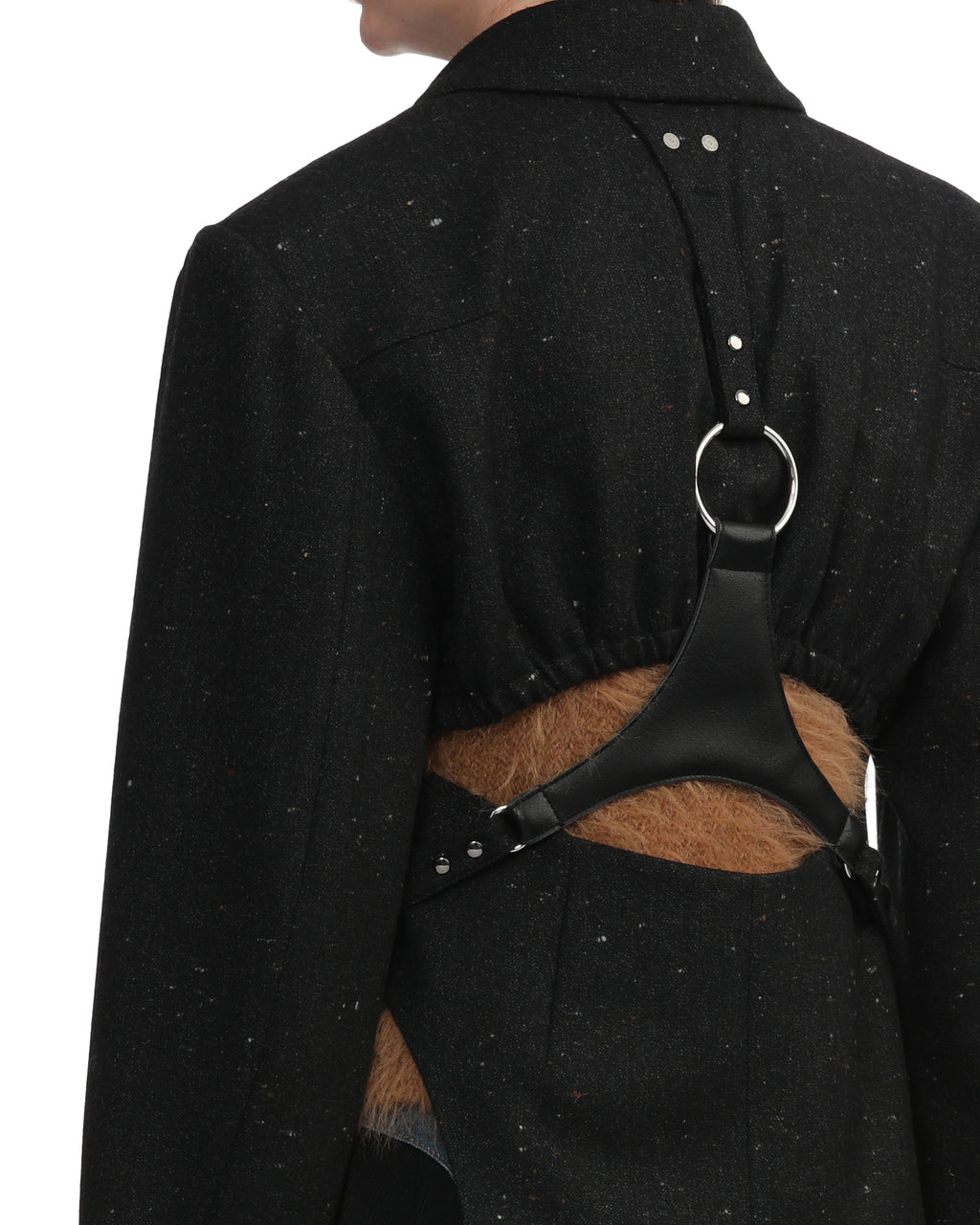 Cut out detail harness blazer