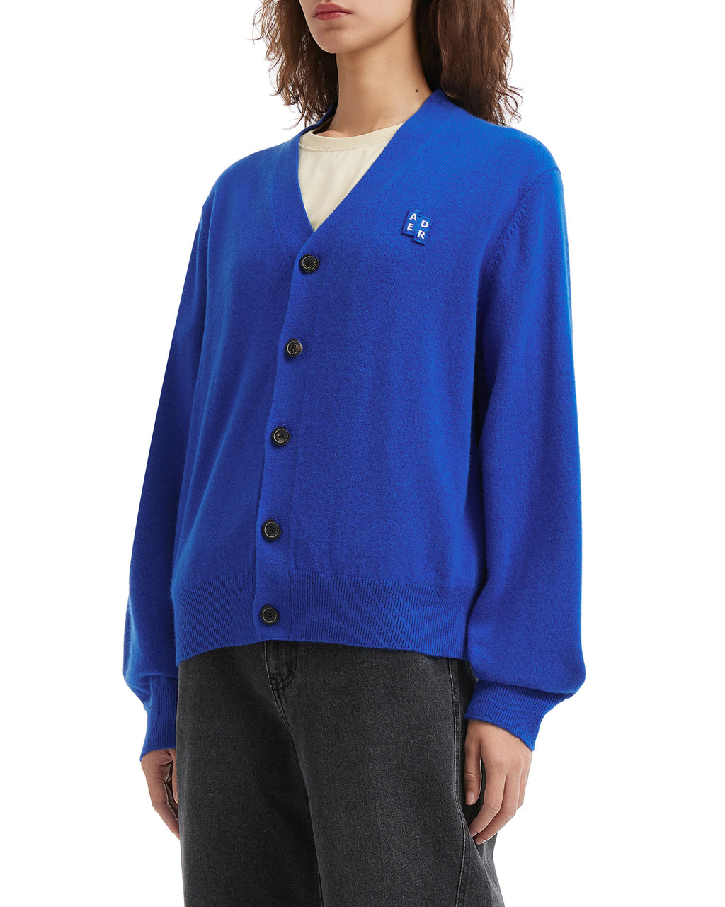 Significant blue tag cardigan