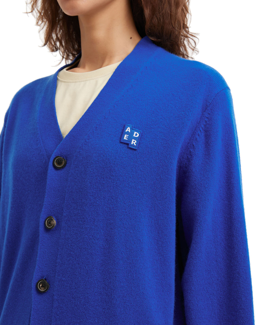 Significant blue tag cardigan