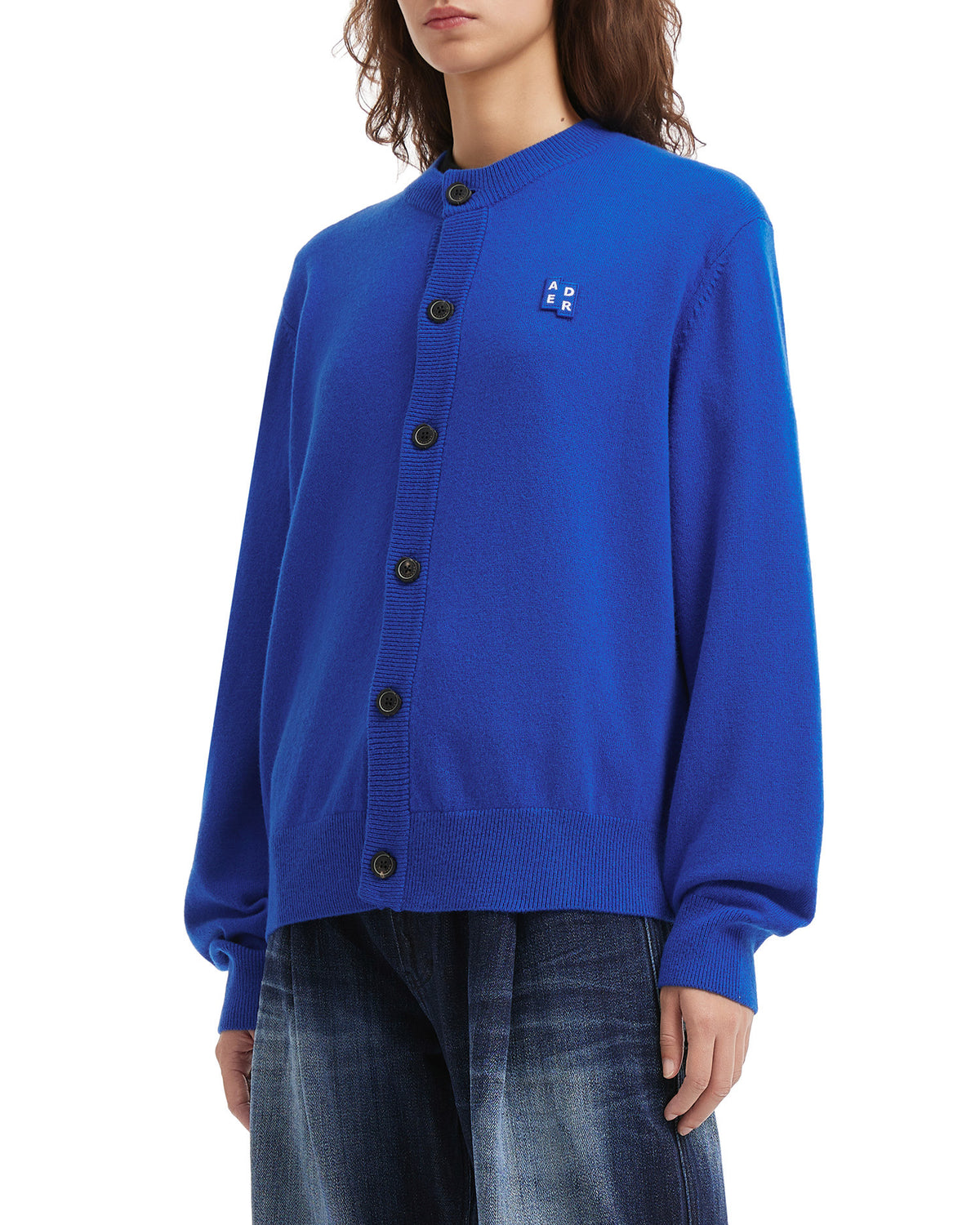 Significant blue tag cardigan