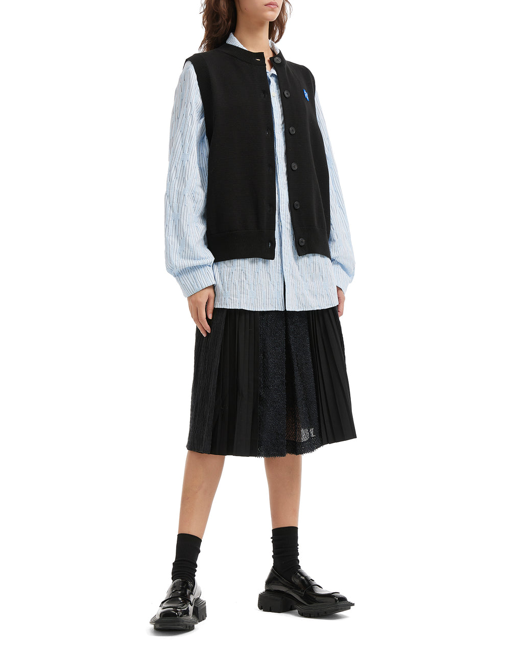Significant tag knit vest 02