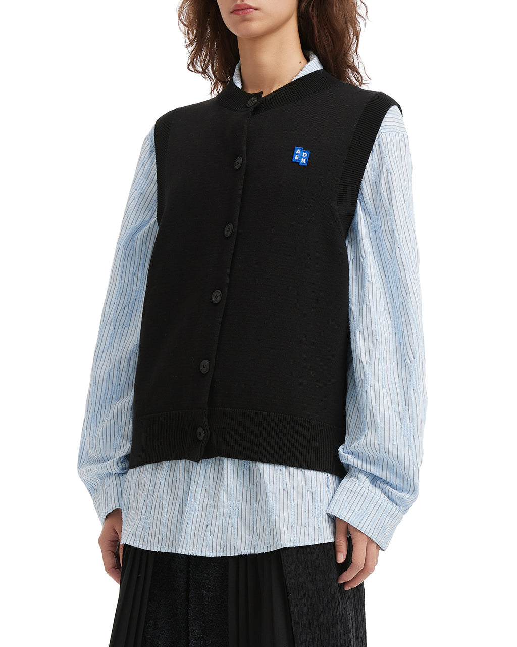 Significant tag knit vest 02
