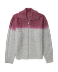 Zip-up cardigan