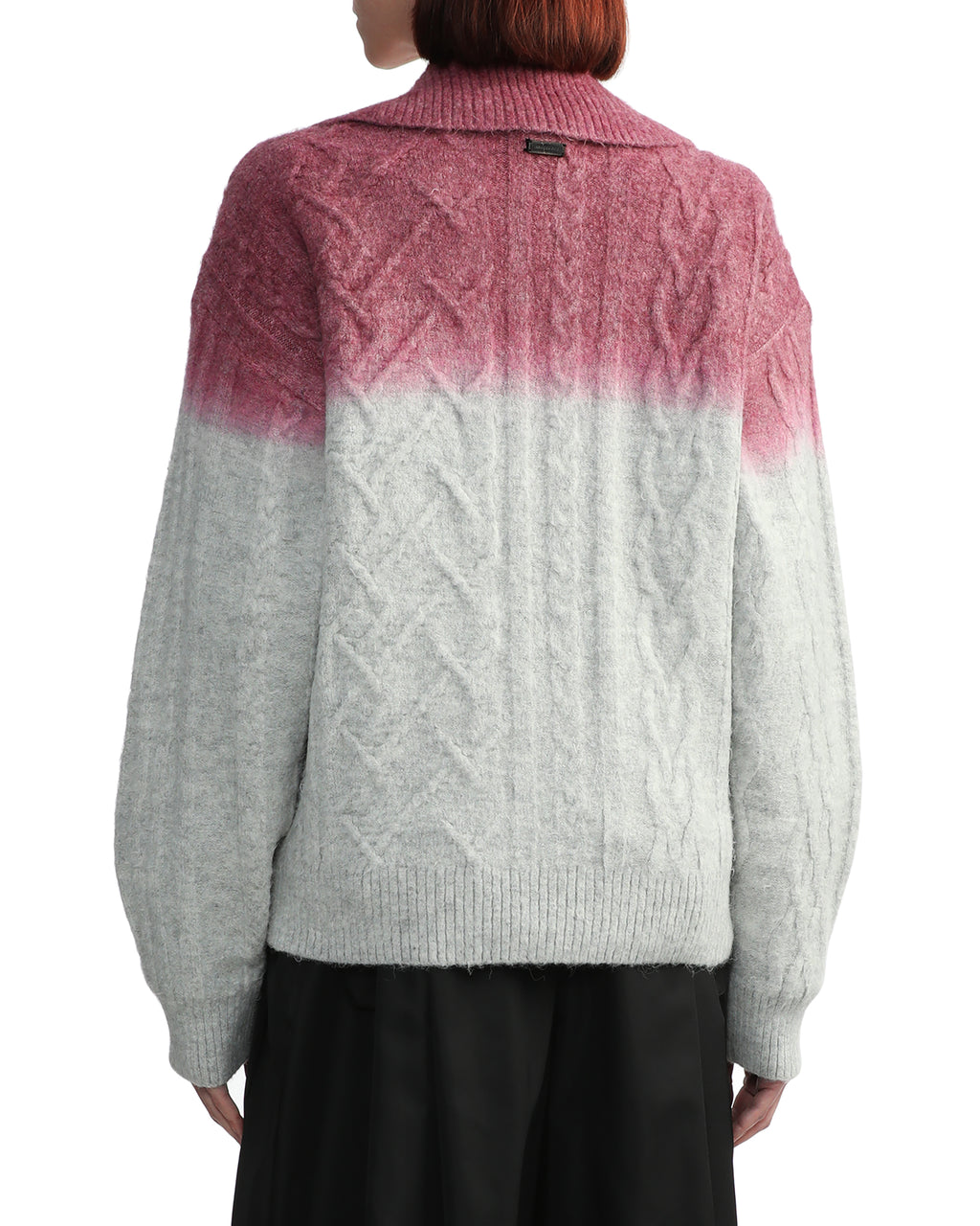 Zip-up cardigan