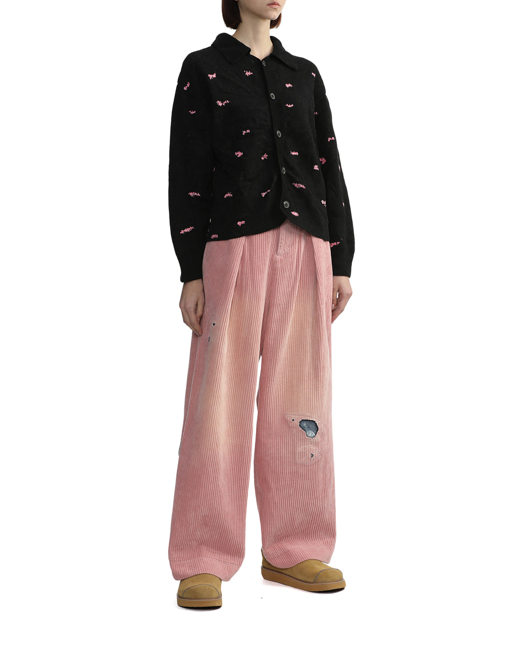 Embroidered cardigan