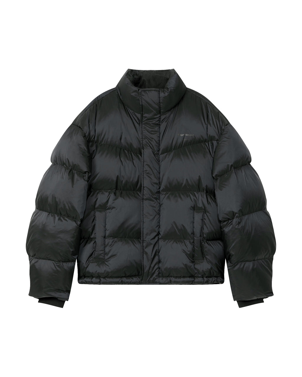 Stand collar puffer jacket