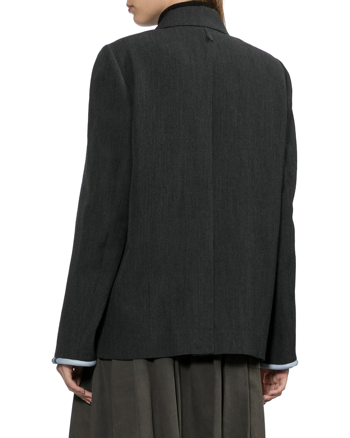 Notched lapel blazer