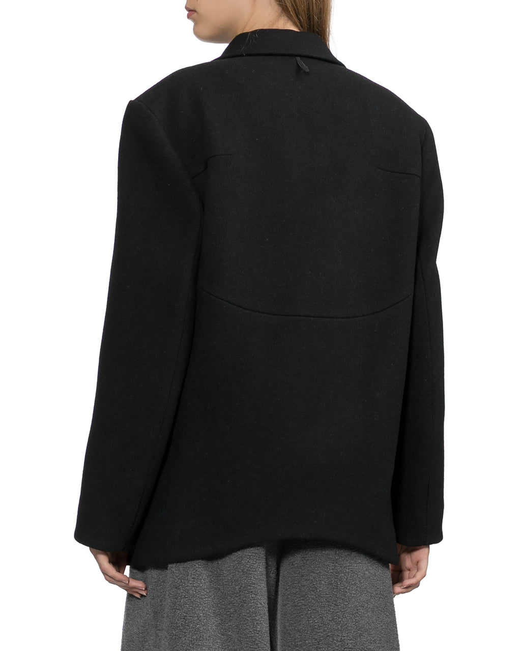 Notched lapel blazer