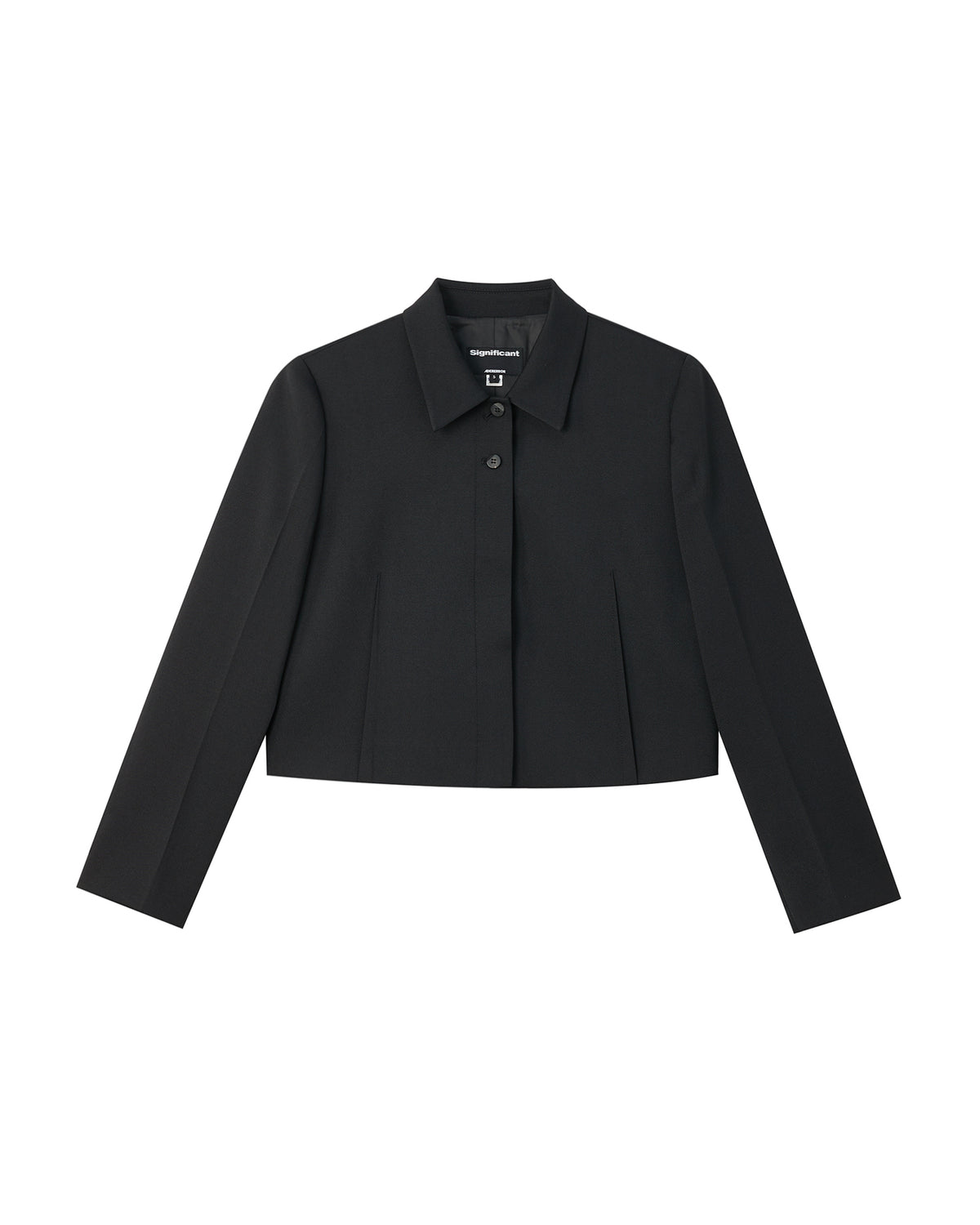 Significant tag cropped jacket