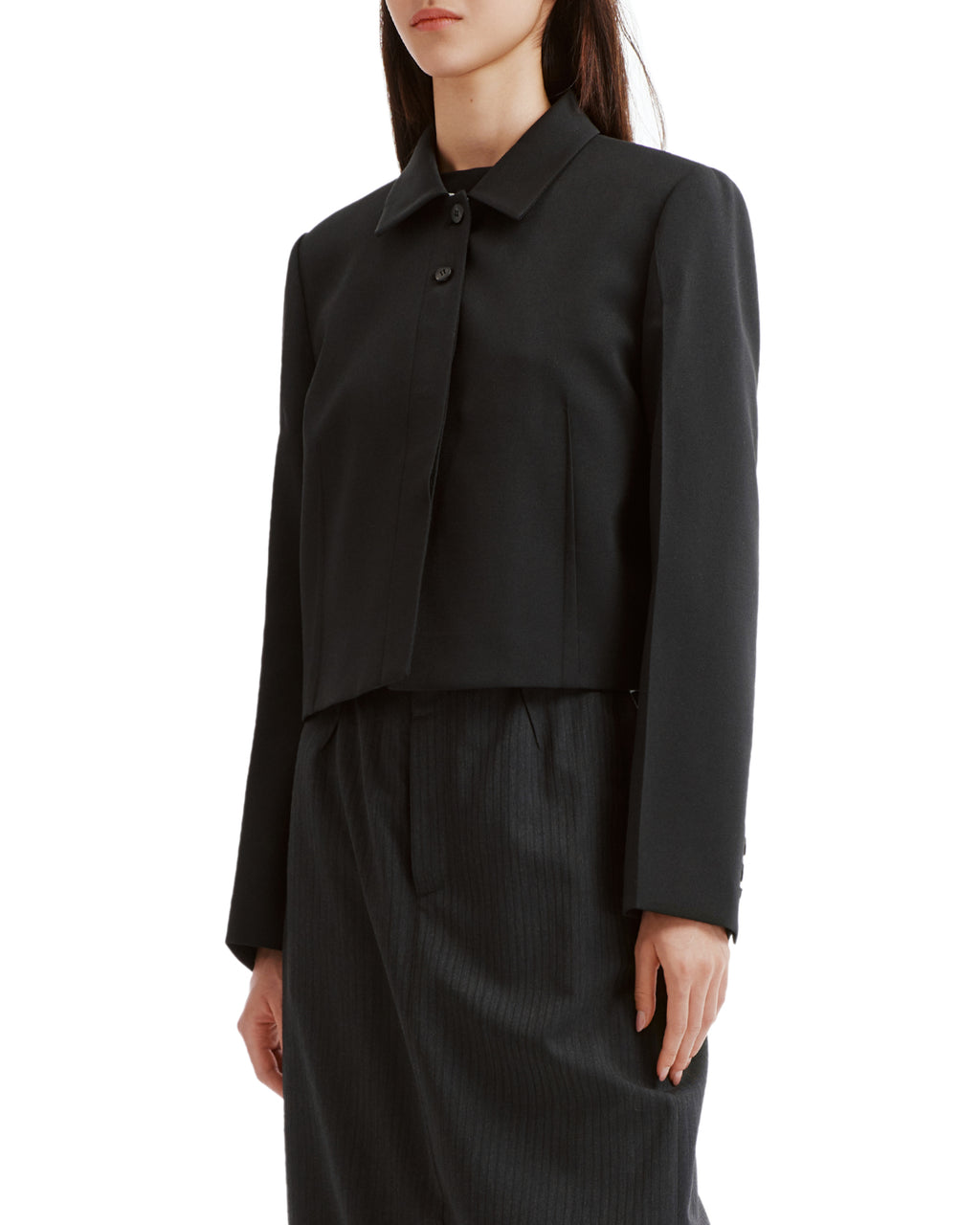 Significant tag cropped jacket