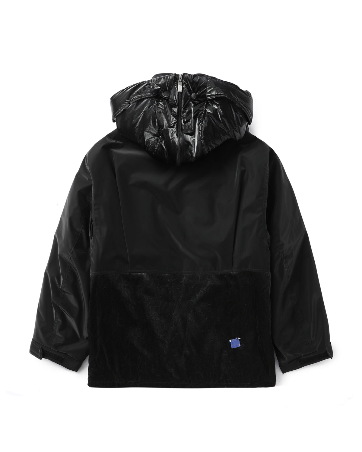 Panelled hooded jacket