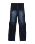 Panelled jeans