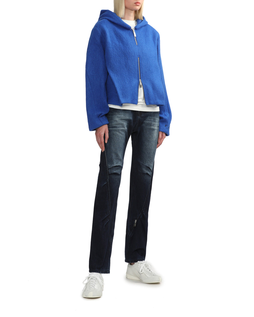 Panelled jeans
