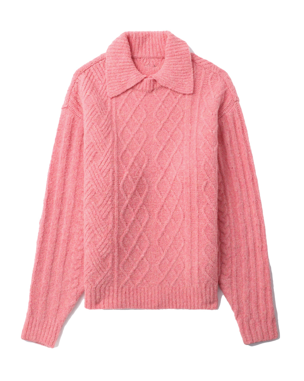 Cable knit sweater