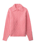 Cable knit sweater