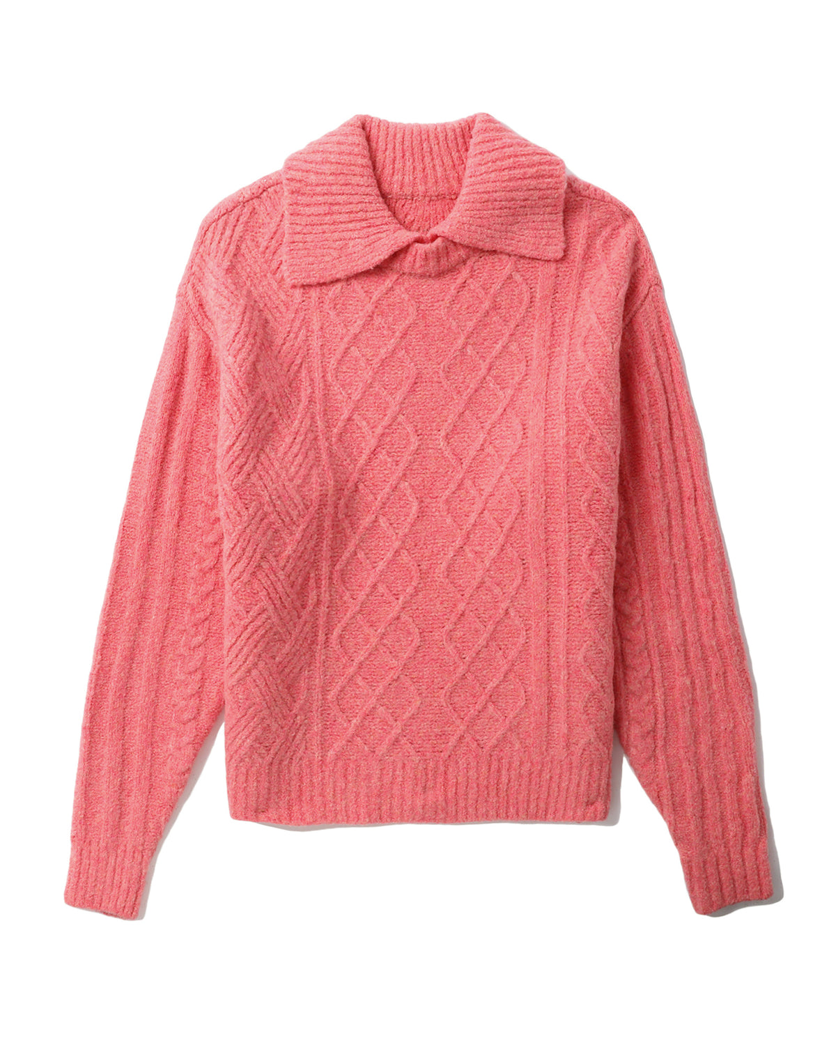 Cable knit sweater