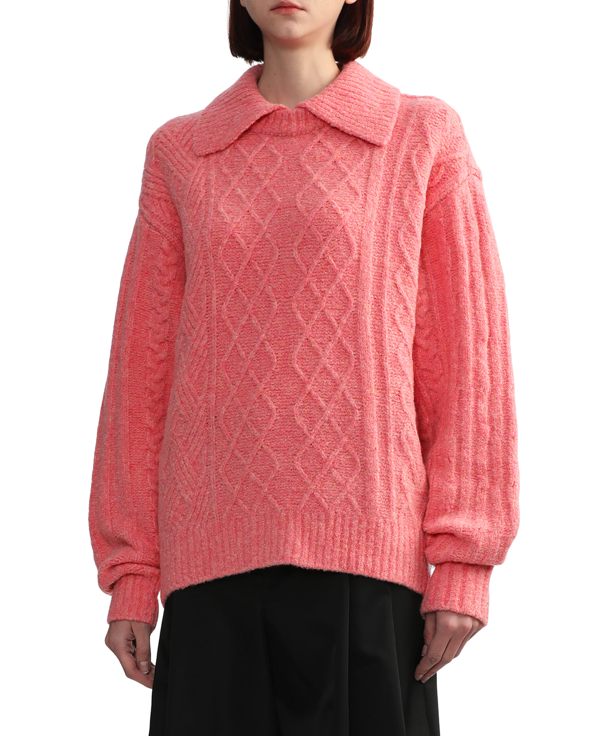 Cable knit sweater