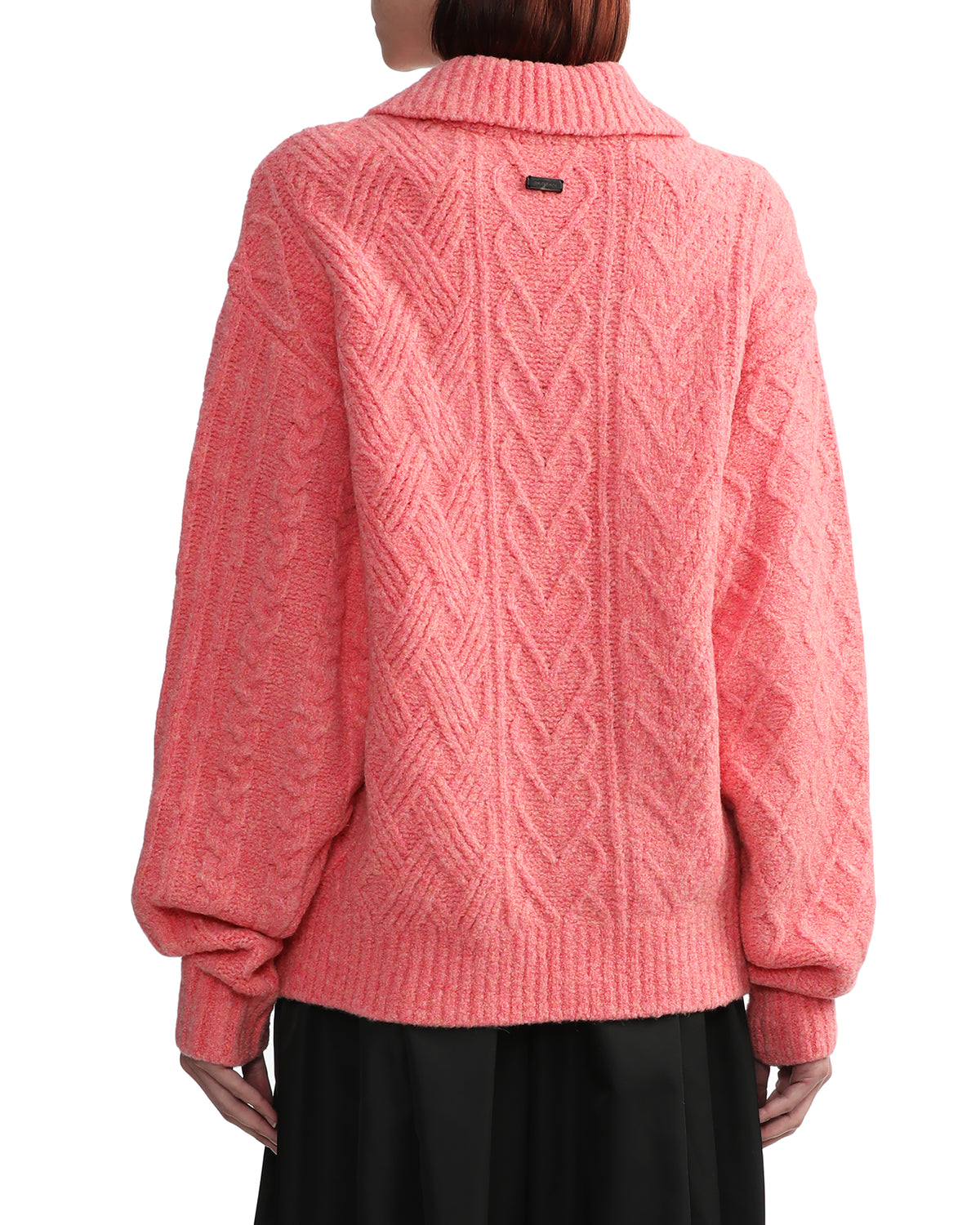 Cable knit sweater