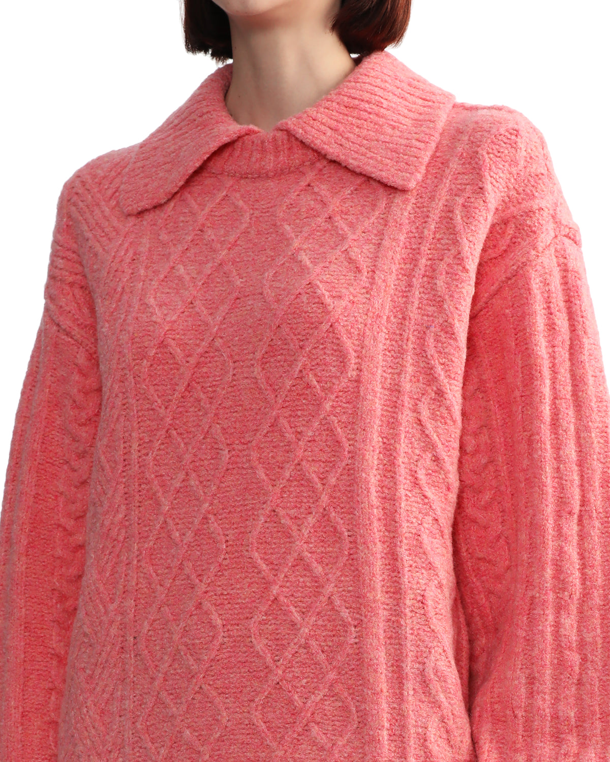 Cable knit sweater
