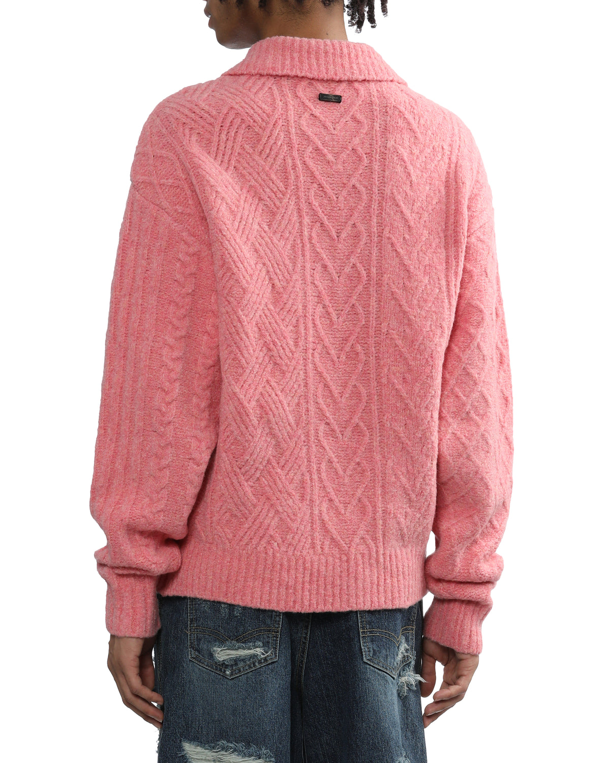 Cable knit sweater