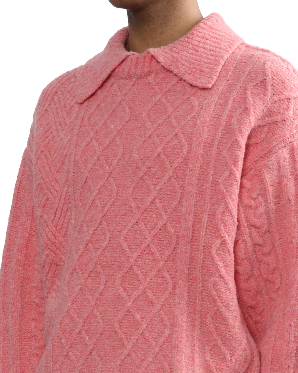 Cable knit sweater