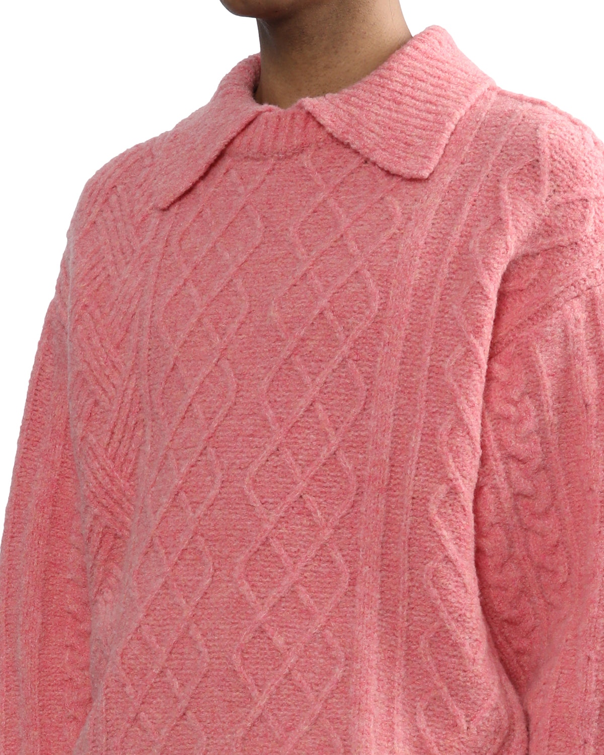 Cable knit sweater