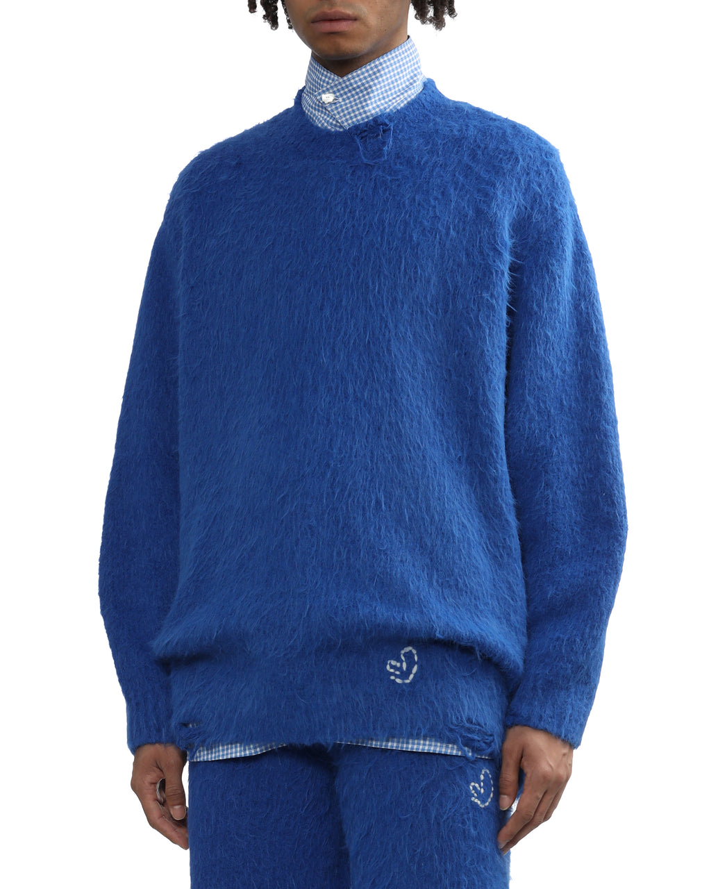 Distressed sweater