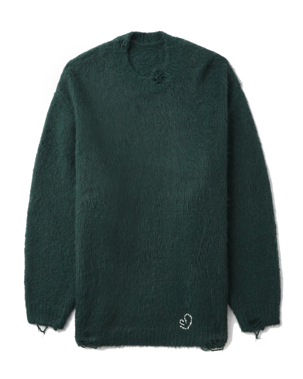 Distressed sweater