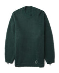 Distressed sweater