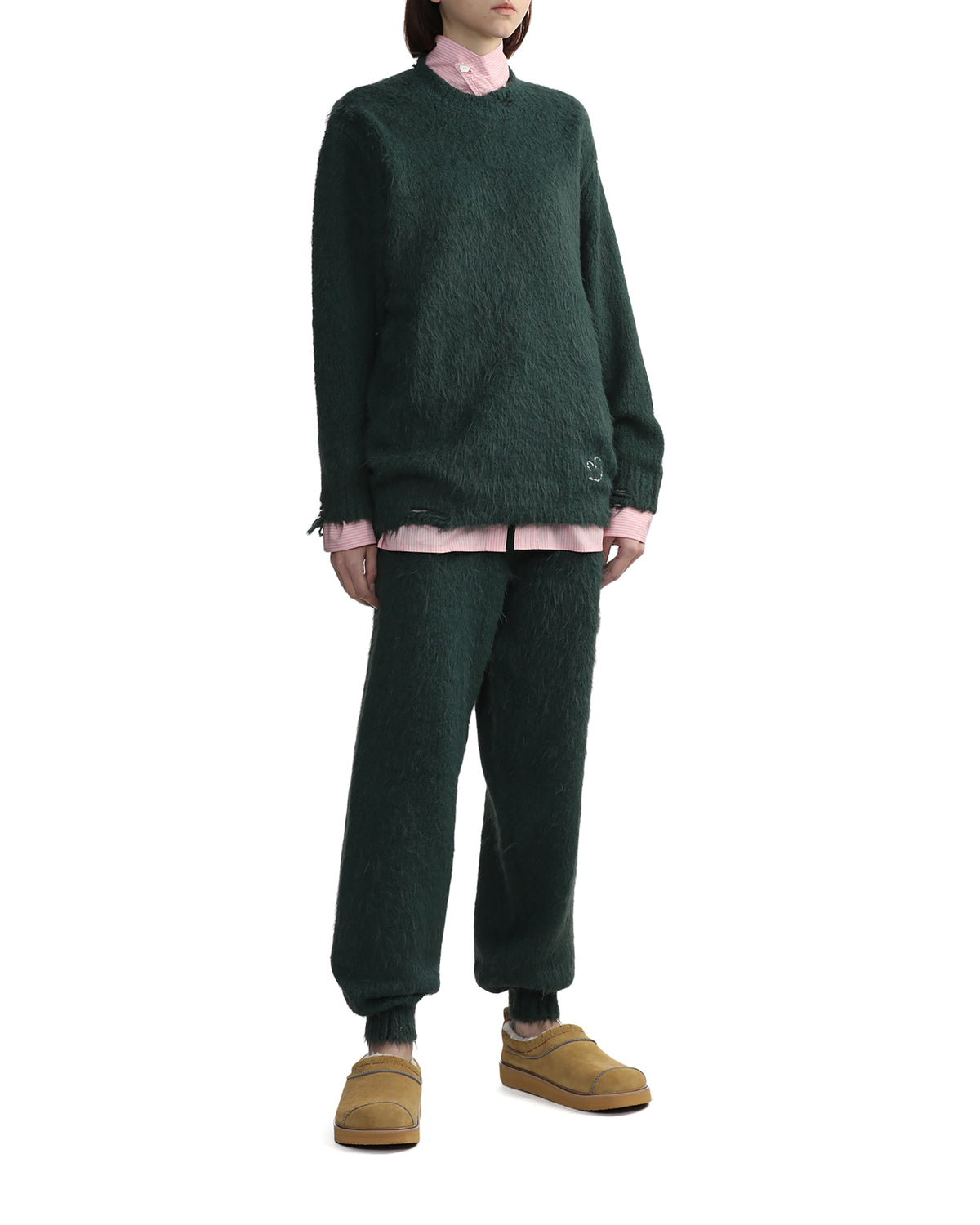 Distressed sweater