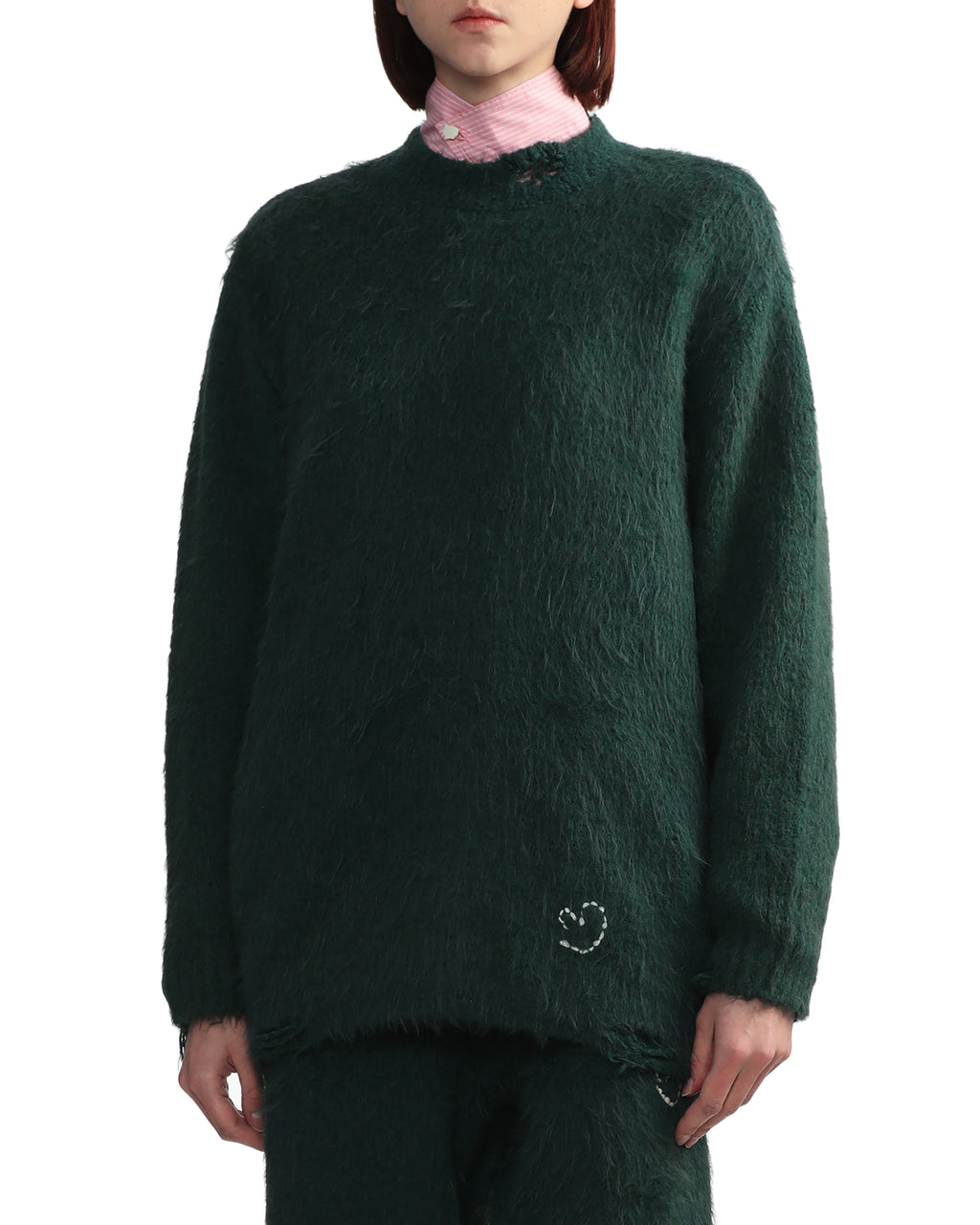 Distressed sweater