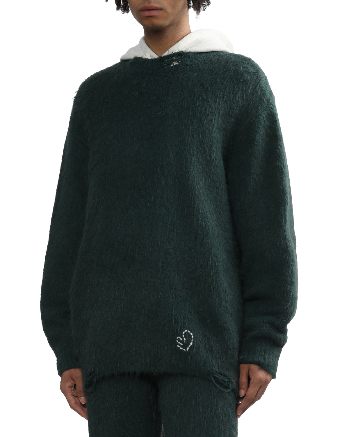 Distressed sweater