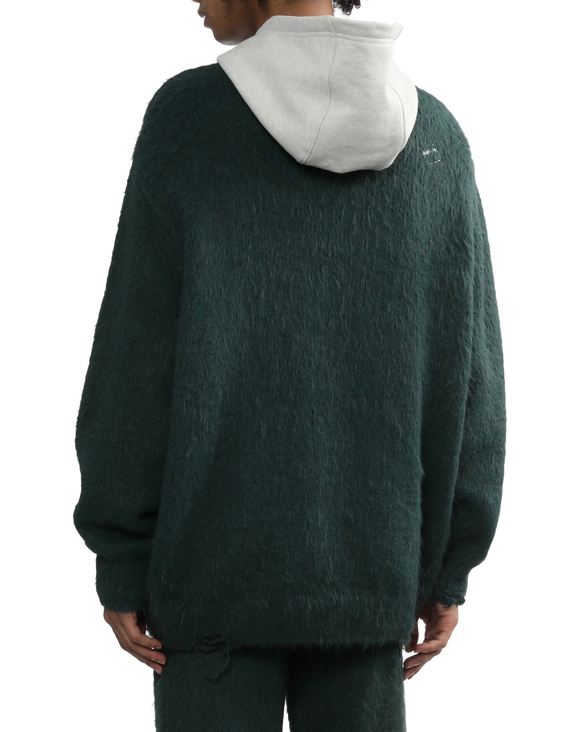 Distressed sweater