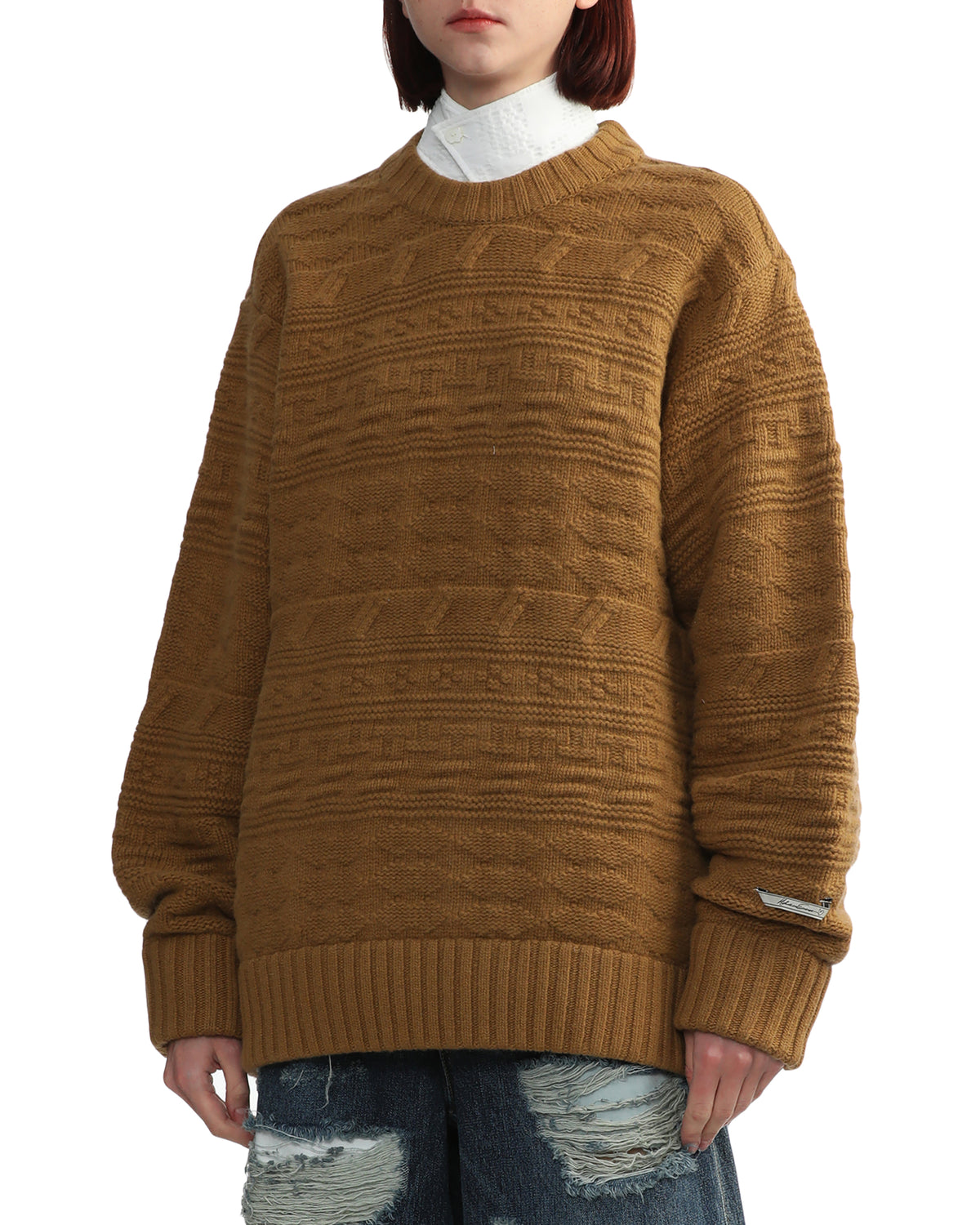 Textured sweater