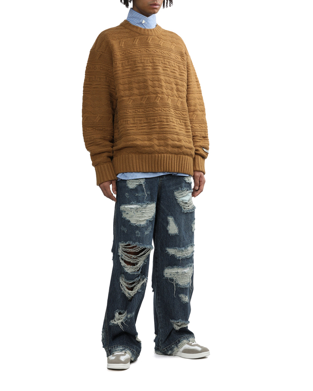 Textured sweater