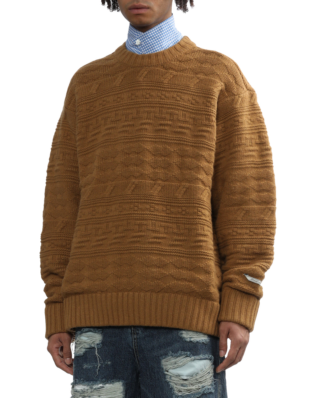 Textured sweater