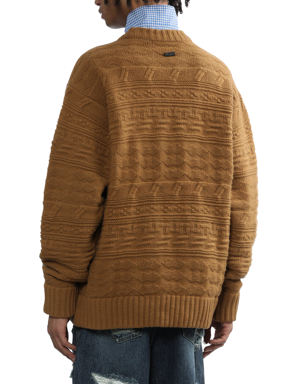 Textured sweater