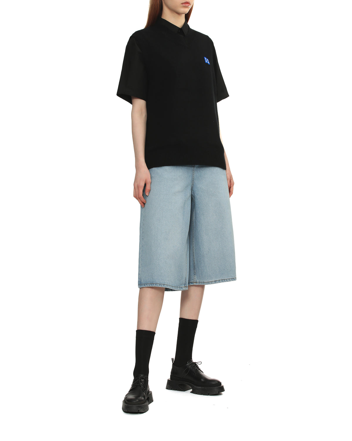 Significant polo knit tee