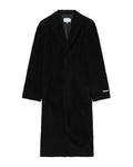 Single-breasted corduroy coat