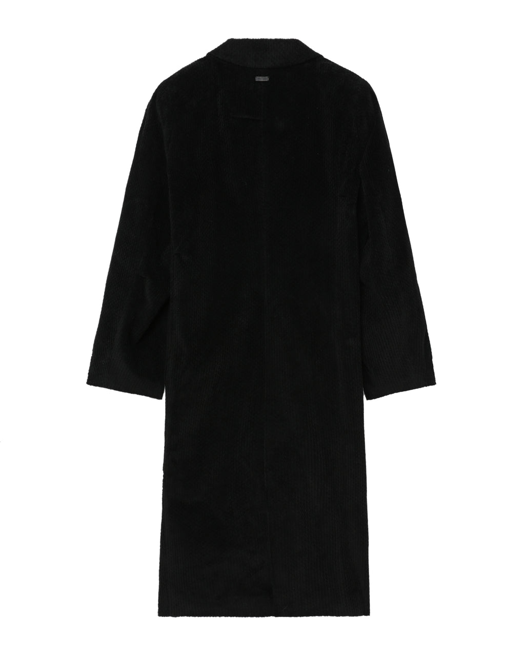 Single-breasted corduroy coat