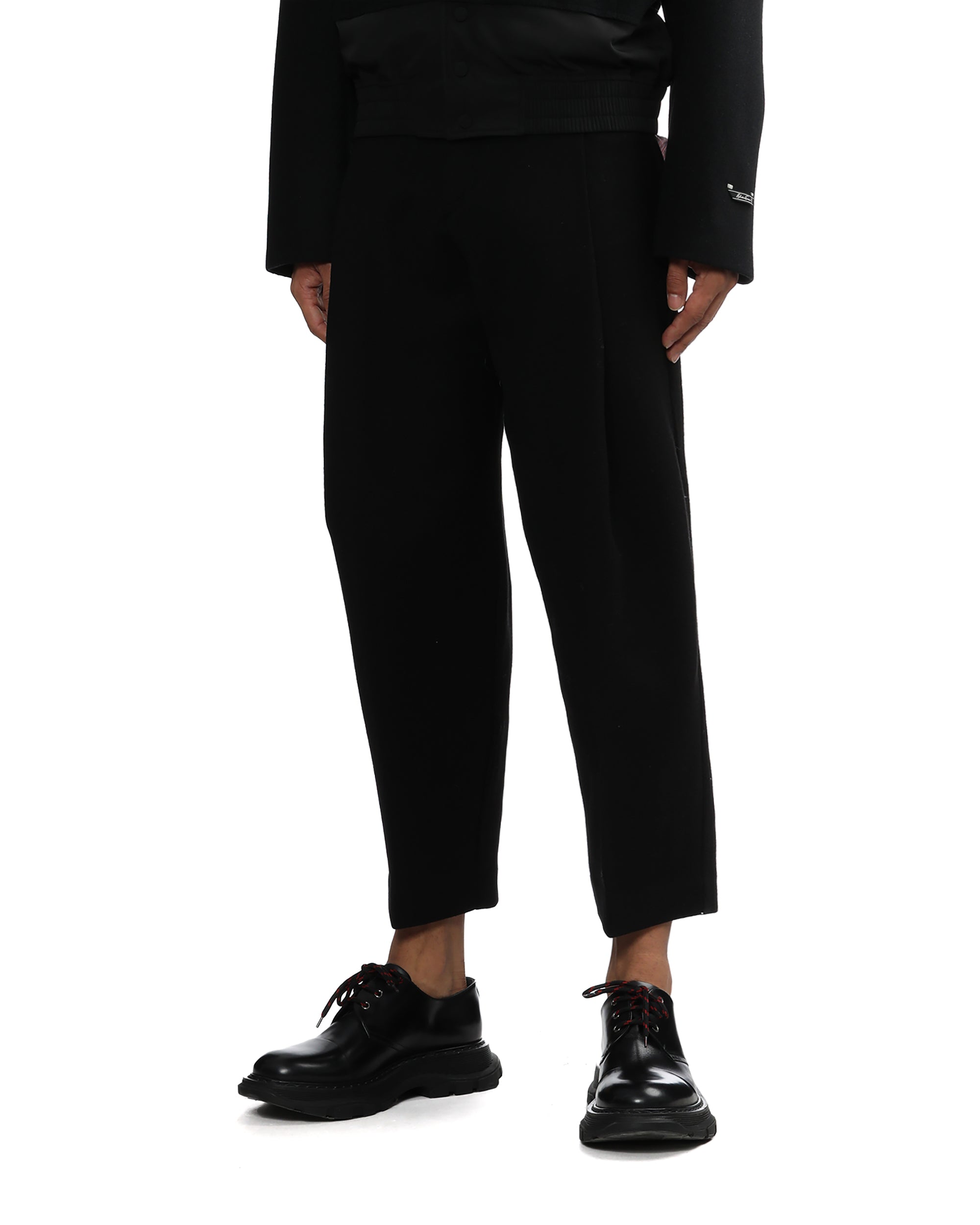 Cropped wool pants