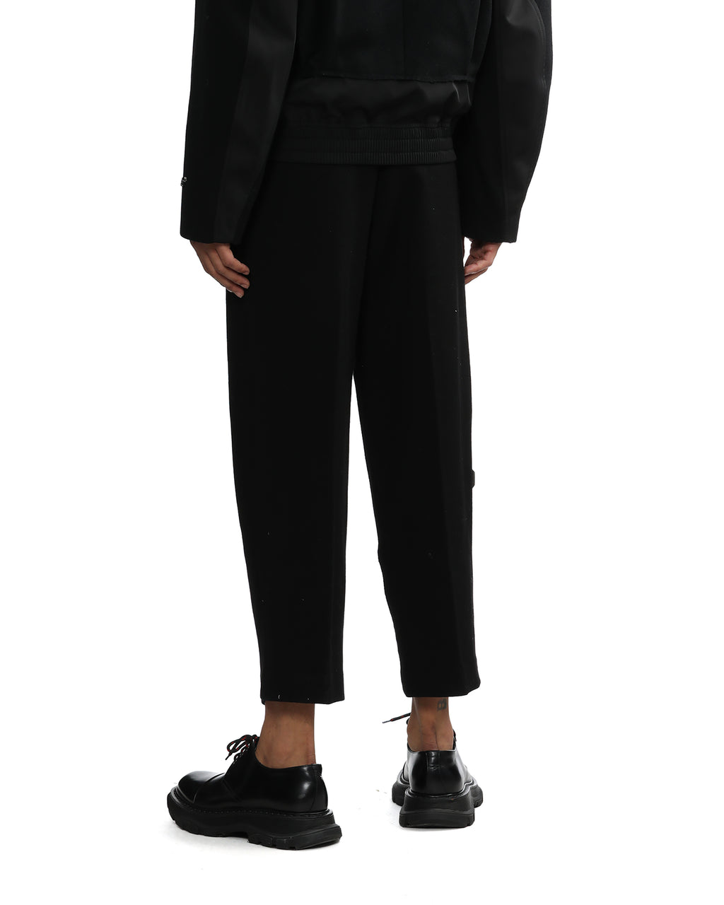 Cropped wool pants