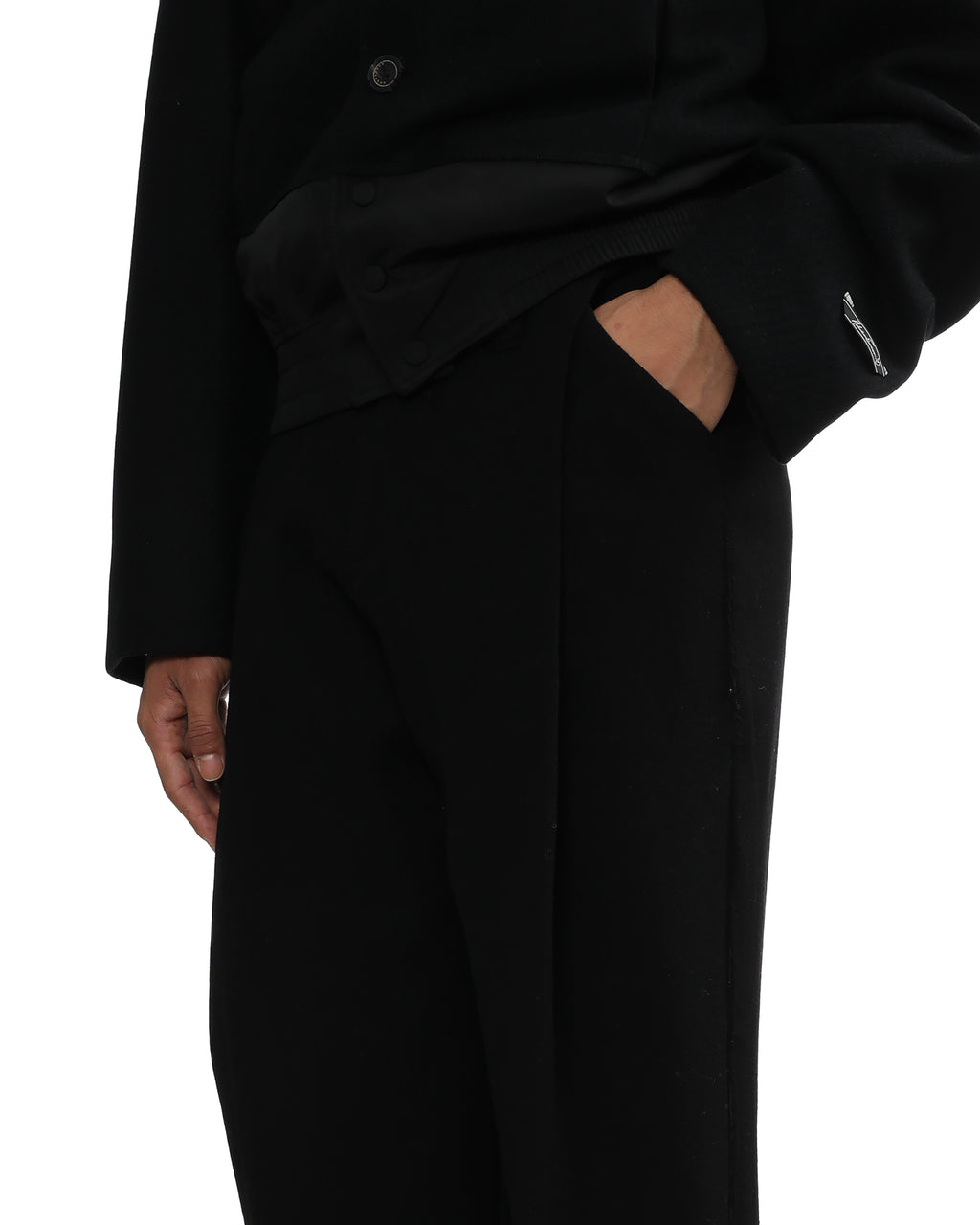 Cropped wool pants
