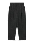 Pleated cropped pants